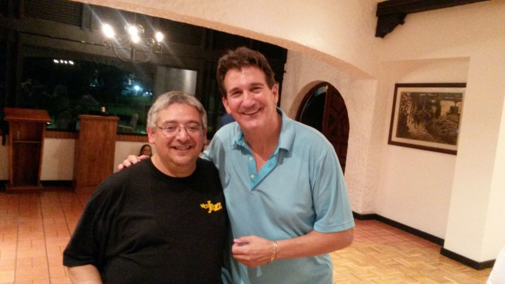 Marco "Chiqui" Ortiz junto a Rick Michel - San José, Costa Rica Setiembre 2015. Ensayos para el Espectáculo "Sinatra Forever" en Costa Rica. 
